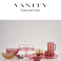 BICCHIERE ALTO "VANITY" DECORO N°1