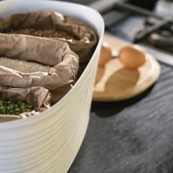 CASSETTA PANE CON COPERCHIO TAGLIERE IN BAMBÙ 