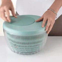 CENTRIFUGA INSALATA CON COPERCHIO Ø26CM 'SPIN&STORE' 