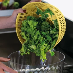 CENTRIFUGA INSALATA CON COPERCHIO Ø26CM 'SPIN&STORE' 