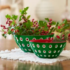 CONTENITORE "LE MURRINE" - Rosso/Bianco/Smeraldo