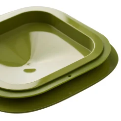 SET 2 BARATTOLI IN VETRO RETTANGOLARI 