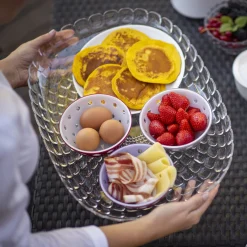 SET 2 CIOTOLE ⌀12CM "LE MURRINE" - Perla/Bianco/Perla