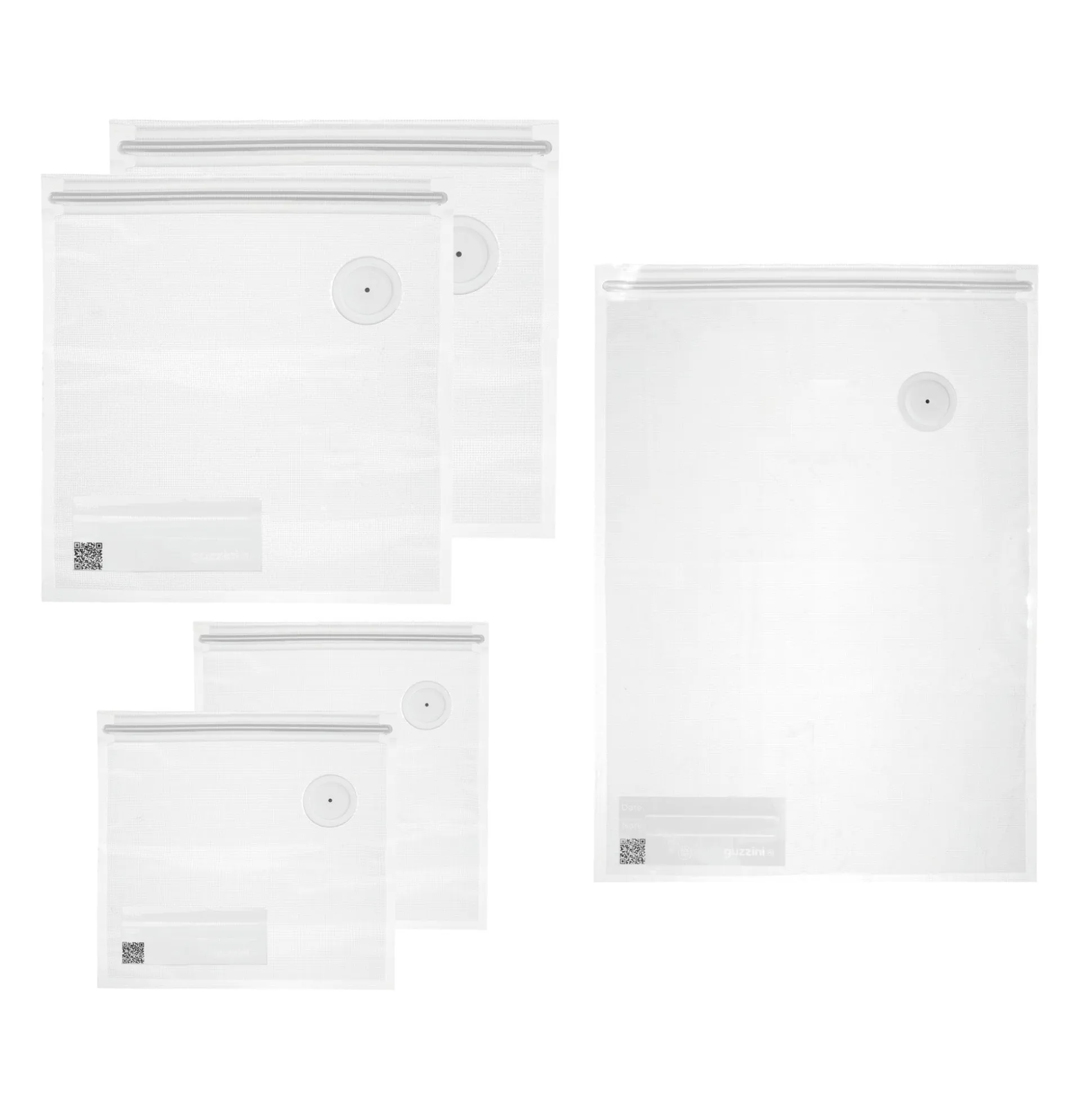 SET SACCHETTI PER SOTTOVUOTO RIUTILIZZABILI 'SAVE IT' "FOOD STORAGE"