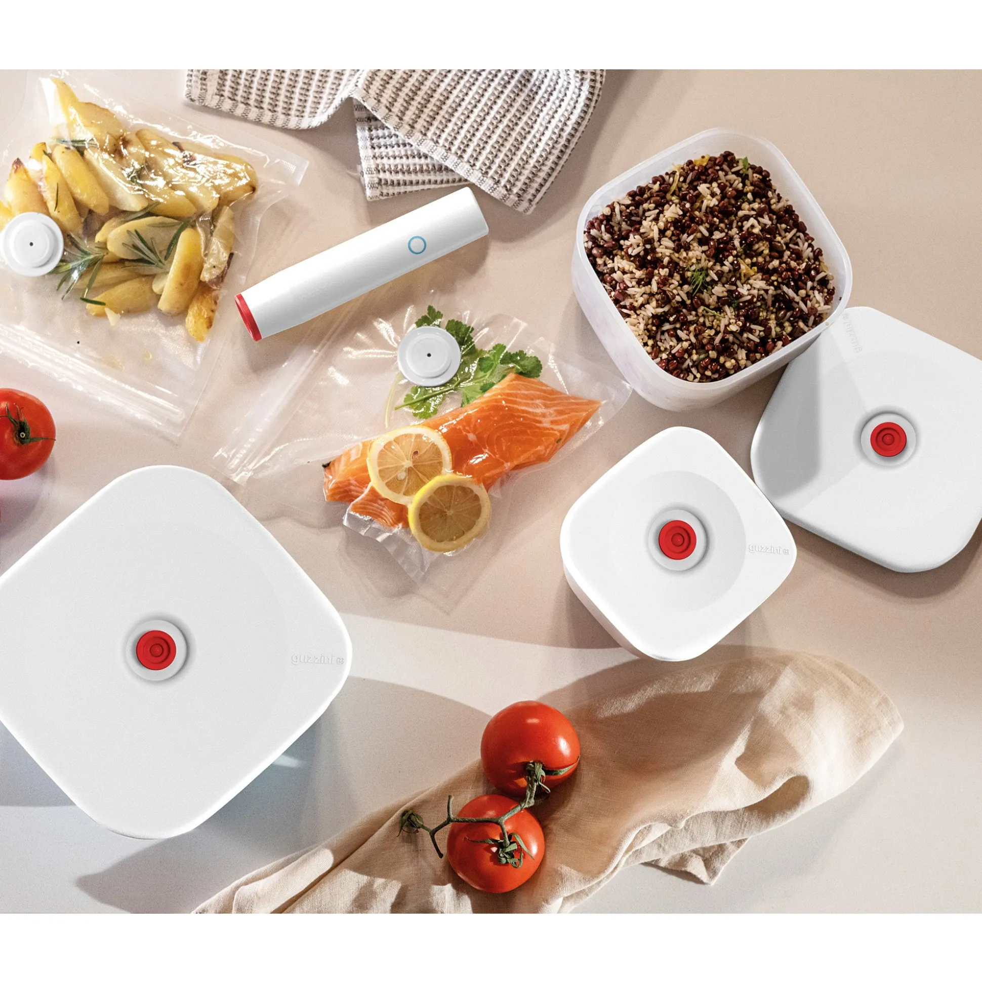 SET SACCHETTI PER SOTTOVUOTO RIUTILIZZABILI 'SAVE IT' "FOOD STORAGE"
