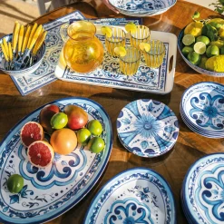 VASSOIO OVALE GRANDE "BLUES"