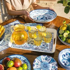 VASSOIO RETTANGOLARE CON MANICI 